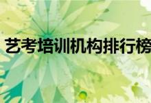藝考培訓(xùn)機(jī)構(gòu)排行榜前十（哪些培訓(xùn)機(jī)構(gòu)好）