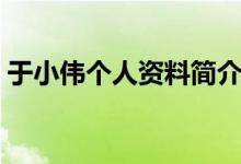 于小偉個(gè)人資料簡(jiǎn)介（于小偉個(gè)人資料介紹）