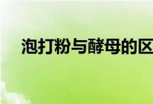 泡打粉與酵母的區(qū)別（主要有這四方面）