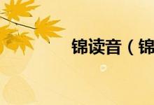 錦讀音（錦字拼音及解釋）