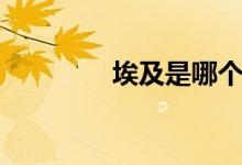 埃及是哪個洲（埃及簡介）