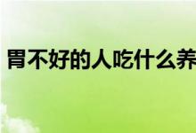 胃不好的人吃什么養(yǎng)胃（哪些食物能養(yǎng)胃呢）