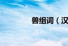 獸組詞（漢字獸怎么組詞）