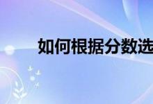 如何根據(jù)分?jǐn)?shù)選大學(xué)（有什么方法）
