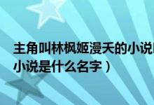 主角叫林楓姬漫夭的小說叫什么名字（主角叫林楓姬漫夭的小說是什么名字）