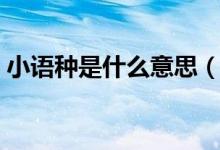 小語種是什么意思（哪些語言專業(yè)是小語種）