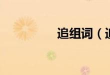 追組詞（追讀音及解釋）