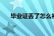 畢業(yè)證丟了怎么補(bǔ)辦（補(bǔ)辦最新政策）