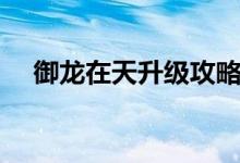 御龍在天升級攻略（怎么升級御龍在天）