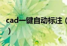 cad一鍵自動(dòng)標(biāo)注（CAD中怎樣快速標(biāo)注尺寸）