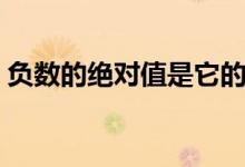 負數(shù)的絕對值是它的相反數(shù)（負數(shù)的絕對值）