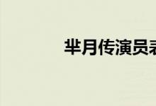 羋月傳演員表（羋月傳簡介）