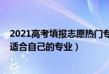 2021高考填報(bào)志愿熱門專業(yè)（2022高考志愿考生怎樣選擇適合自己的專業(yè)）