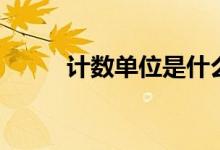 計(jì)數(shù)單位是什么（和數(shù)位的區(qū)別）