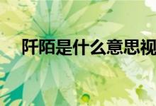 阡陌是什么意思視頻（阡陌是什么意思）