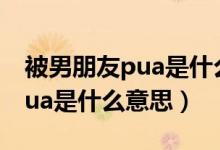 被男朋友pua是什么意思（網(wǎng)絡(luò)語(yǔ)被男朋友pua是什么意思）