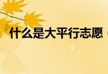 什么是大平行志愿（和小平行志愿的區(qū)別）