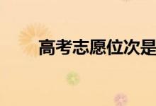 高考志愿位次是什么（怎么確定的）