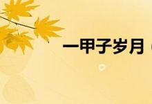 一甲子歲月（一甲子多少年）