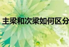 主梁和次梁如何區(qū)分（主梁和次梁如何區(qū)分）