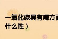 一氧化碳具有哪方面的危險性（一氧化碳具有什么性）