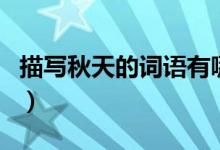 描寫秋天的詞語有哪些（描寫秋天的詞語介紹）