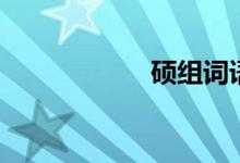 碩組詞語（碩組詞）