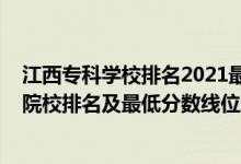 江西?？茖W(xué)校排名2021最新排名分?jǐn)?shù)線（2022年江西?？圃盒Ｅ琶白畹头?jǐn)?shù)線位次）