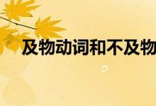 及物動詞和不及物動詞區(qū)別（你了解嗎）
