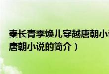 秦長青李煥兒穿越唐朝小說書名叫什么（秦長青李煥兒穿越唐朝小說的簡介）