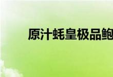 原汁蠔皇極品鮑（鮑魚的營養(yǎng)價值）