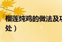 榴蓮燉雞的做法及功效（榴蓮燉雞怎么做和好處）