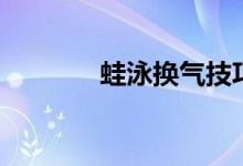 蛙泳換氣技巧（慢動(dòng)作分解）