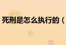 死刑是怎么執(zhí)行的（關(guān)于死刑是怎么執(zhí)行的）