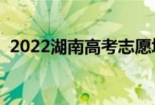 2022湖南高考志愿填報(bào)時(shí)間（該怎樣填報(bào)）