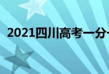 2021四川高考一分一段表（理科成績(jī)排名）