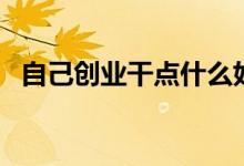 自己創(chuàng)業(yè)干點什么好（白手起家創(chuàng)業(yè)點子）