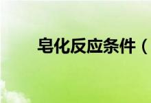 皂化反應(yīng)條件（大家可以了解一下）