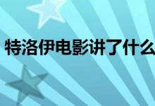 特洛伊電影講了什么（電影特洛伊內(nèi)容簡(jiǎn)介）