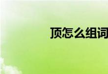 頂怎么組詞（漢字頂組詞）