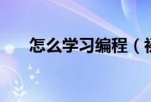 怎么學(xué)習(xí)編程（初學(xué)者怎樣學(xué)習(xí)編程）