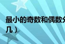 最小的奇數(shù)和偶數(shù)分別是哪個(gè)（最小的奇數(shù)是幾）