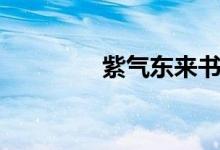 紫氣東來書法（紫氣東來）