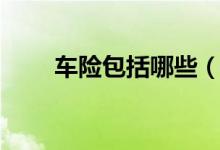 車險包括哪些（車險都有什么種類）