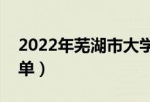 2022年蕪湖市大學有哪些（最新蕪湖學校名單）