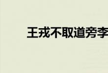 王戎不取道旁李的釋文講解（王戎）