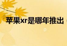 蘋果xr是哪年推出（蘋果xr是哪年上市的）