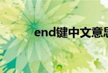end鍵中文意思（end鍵叫什么）