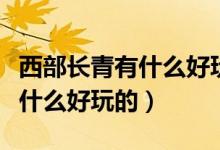 西部長(zhǎng)青有什么好玩的景點(diǎn)夏天（西部長(zhǎng)青有什么好玩的）