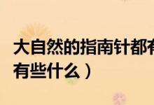 大自然的指南針都有哪些（大自然的指南針都有些什么）